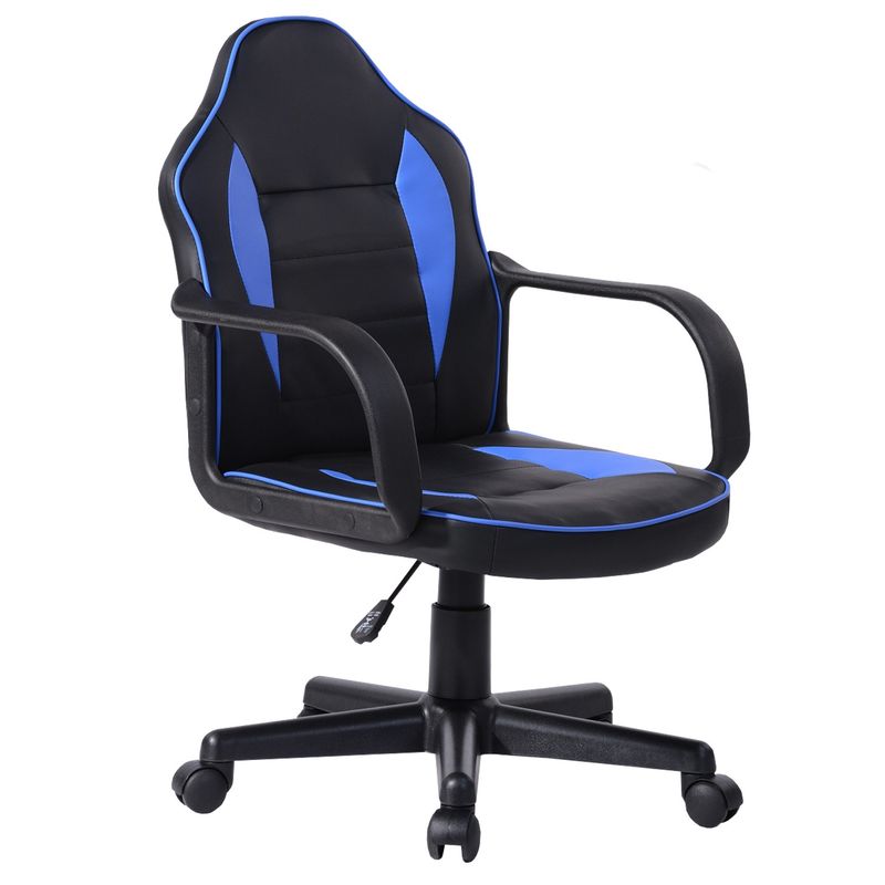 NOVAHUS - Silla Gamer Racer Ergonómica Escritorio - Azul 63x56x97 cm