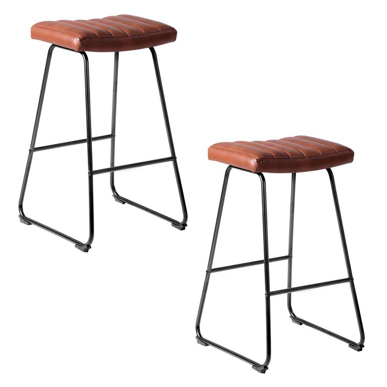 Pack de 2 Pisos de Bar Acolchados Taburetes Cafe ...