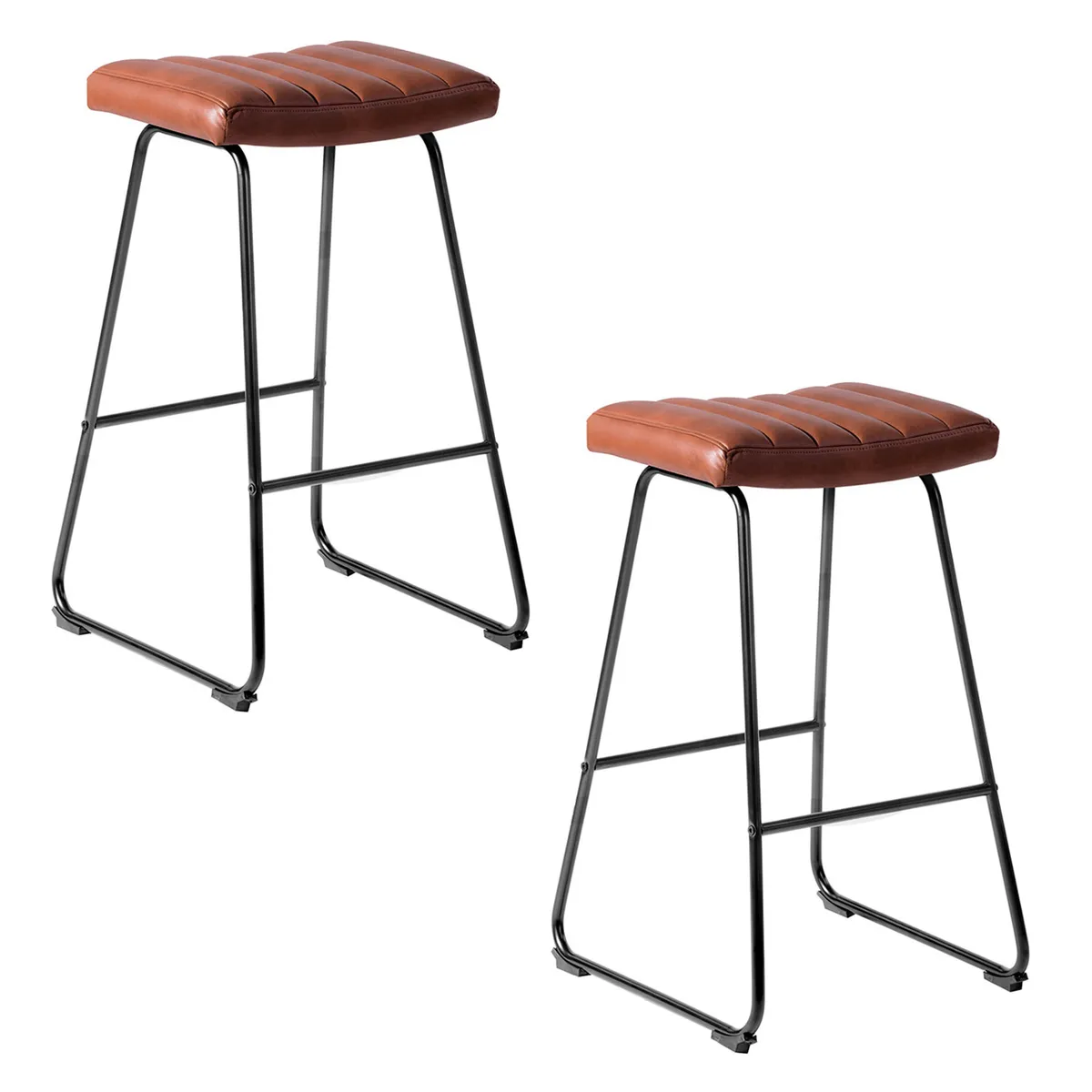 NOVAHUS - Pack de 2 Pisos de Bar Acolchados Taburetes Café