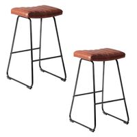 Pack de 2 Pisos de Bar Acolchados Taburetes Café