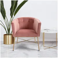 Poltrona Sitial Terciopelo Navona Rosa