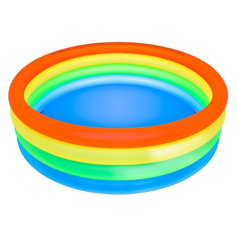 SUNCLUB - Piscina Inflable Colores Neón 386 L 150 X 40 Cm