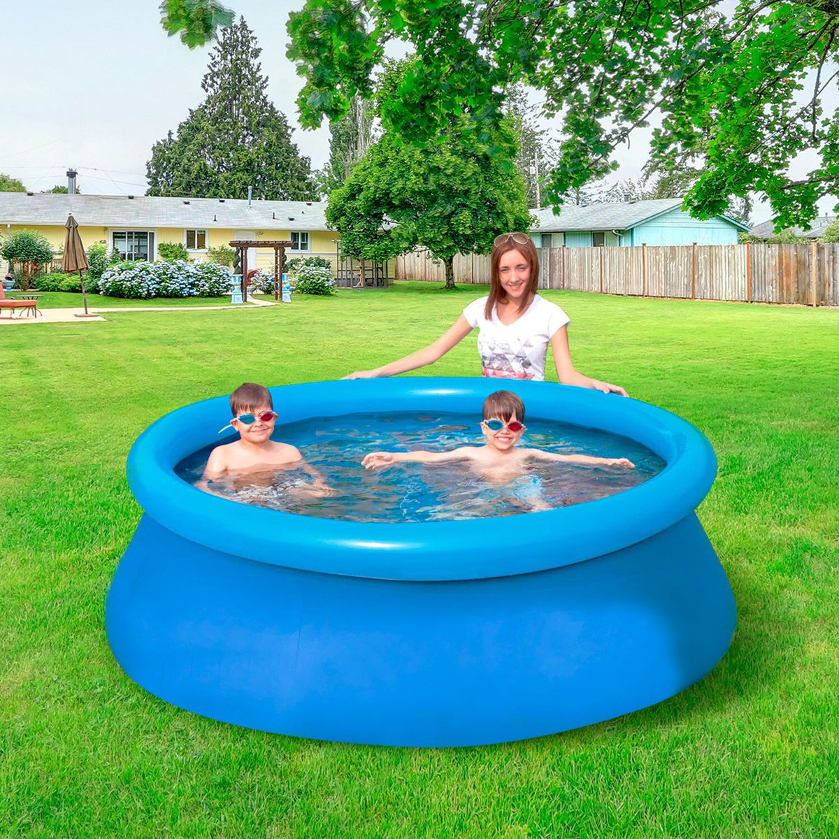 AVENLI - Piscina Inflable Self Formed 2.074 L 240 X 63 Cm