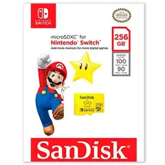 SANDISK - Tarjeta De Memoria Oficial 256 Gb - Nintendo Switch - Sniper