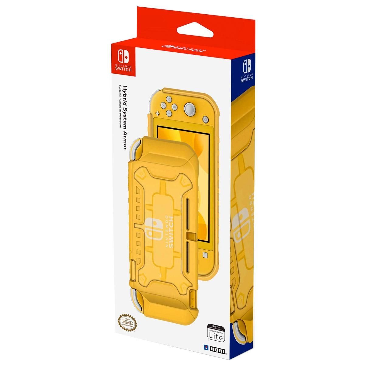 NINTENDO - Switch Lite Hybrid System Armor - Carcasa Amarilla - Sniper
