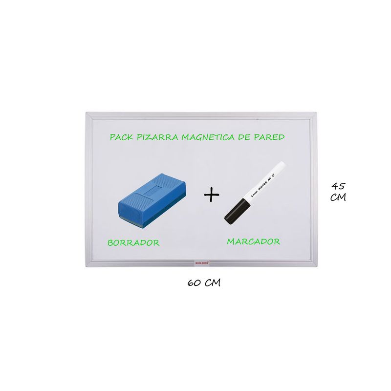 DATAZONE - Pack Pizarra Magnetica  45X60cm