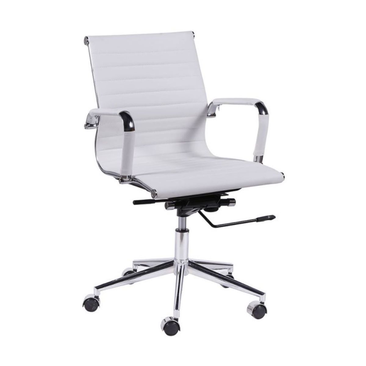 SANSSOUCI - Silla ejecutiva escritorio Berlin Baja Blanca