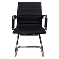 Silla Visita escritorio Berlin Fija Negra