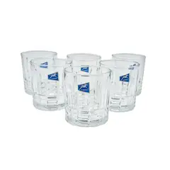 MOGA - Set de Vasos Whisky 6 Pcs Vidrio 8x9cm 320ml