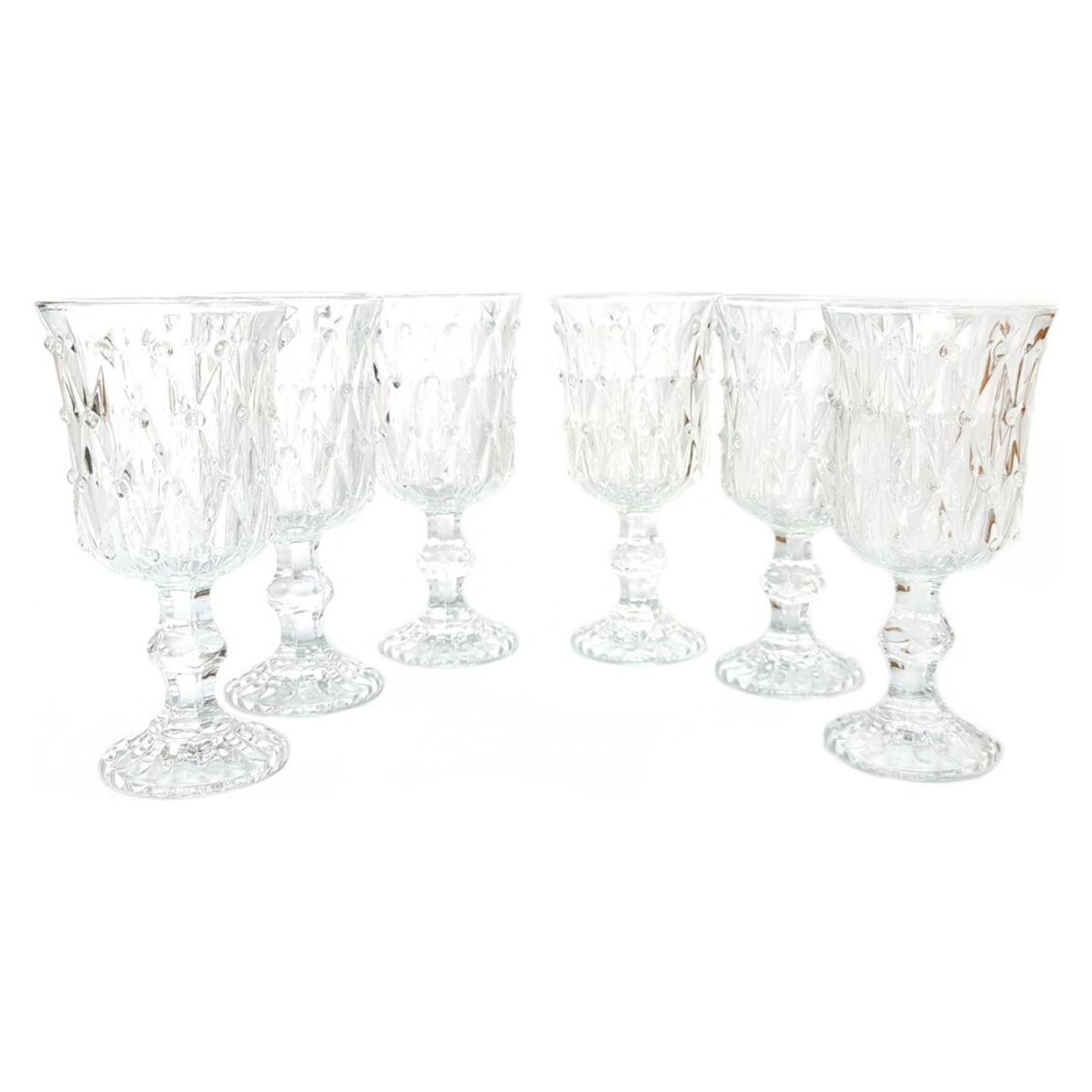 MOGA - Copas De Vidrio Para Vino 6 Pzas