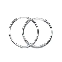 MABELITA - Aros De Plata 925 Argollas 35 Mm