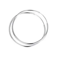 MABELITA - Aros De Plata 925 Argollas 50 mm