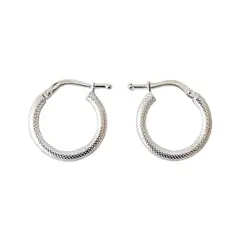 MABELITA - Aros De Plata 925 Argollas Satinadas 1