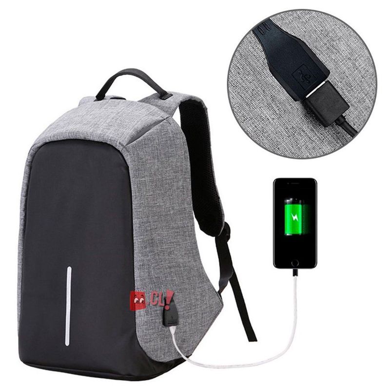 DBLUE - Mochila Antirrobo Impermeable Usb - Puntostore