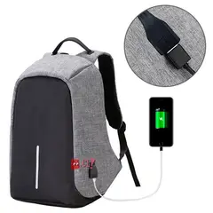 DBLUE - Mochila Antirrobo Impermeable Usb - Puntostore