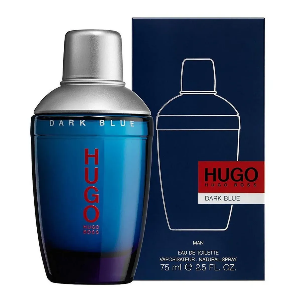 HUGO BOSS - Dark blue hugo boss edt para hombre 75 ml