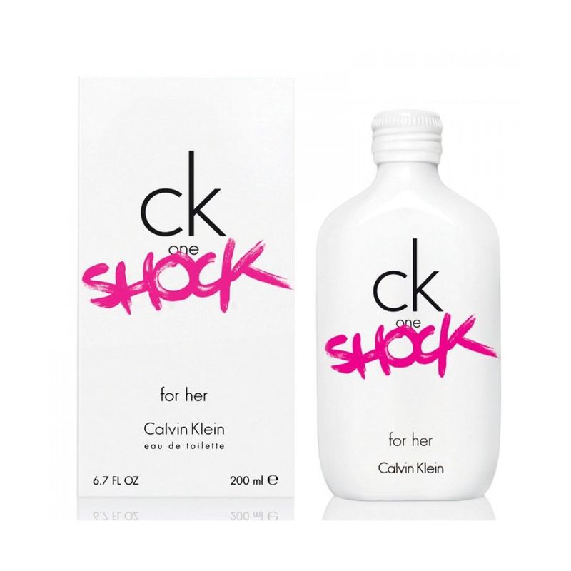 CALVIN KLEIN - Ck one shock calvin klein for her edt para mujer 200 ml