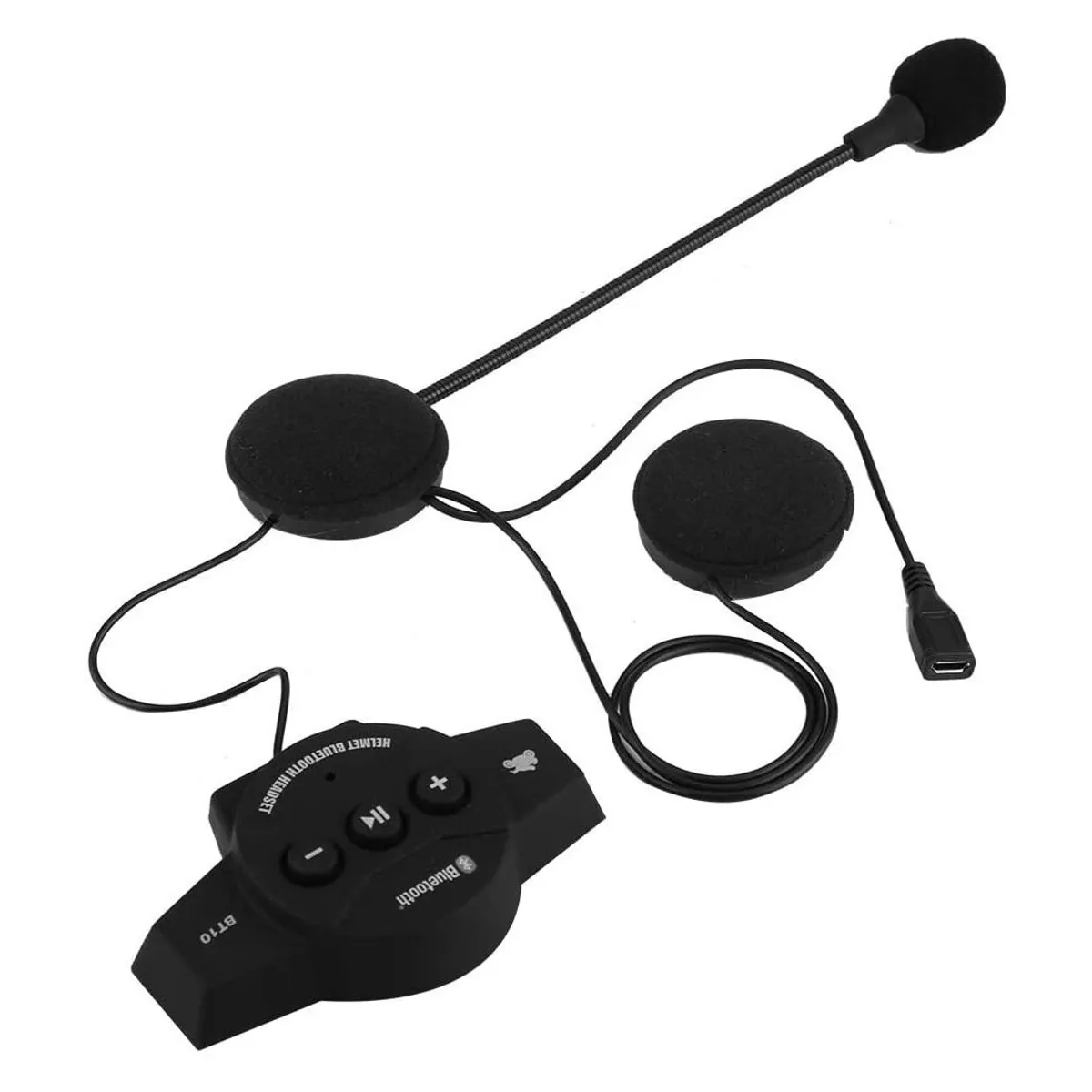 CASTLETEC - Audífonos Manos Libres Para Casco De Moto Bt10