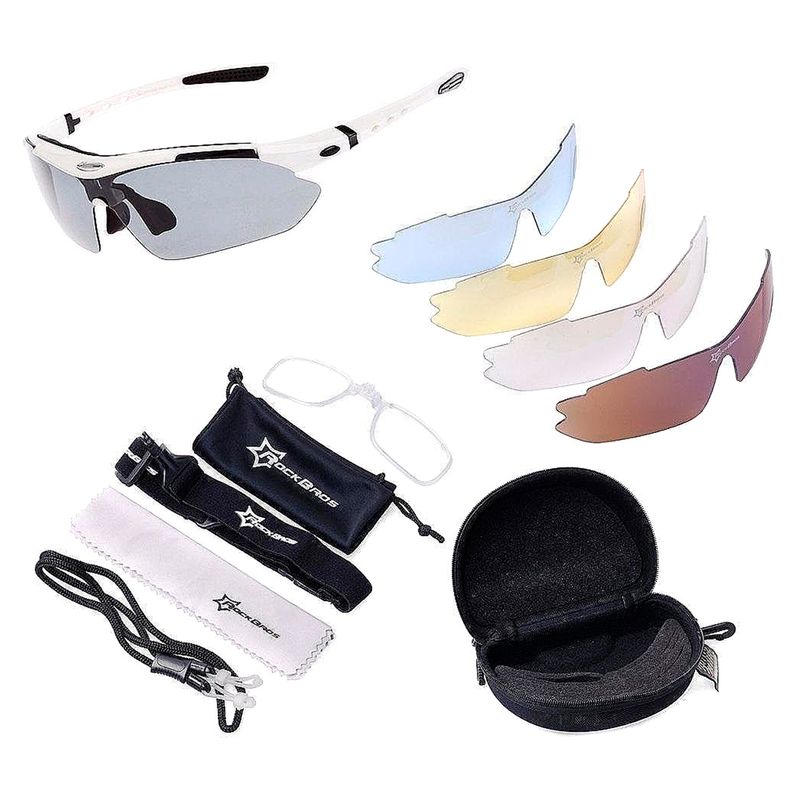 ROCKBROS - Lentes Rockbros Polarizado Ciclismo 5 Micas Uv400