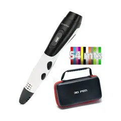 SMAFFOX - Lápiz impresora 3D SM-01 PLA ABS con pantalla LCD - blanco
