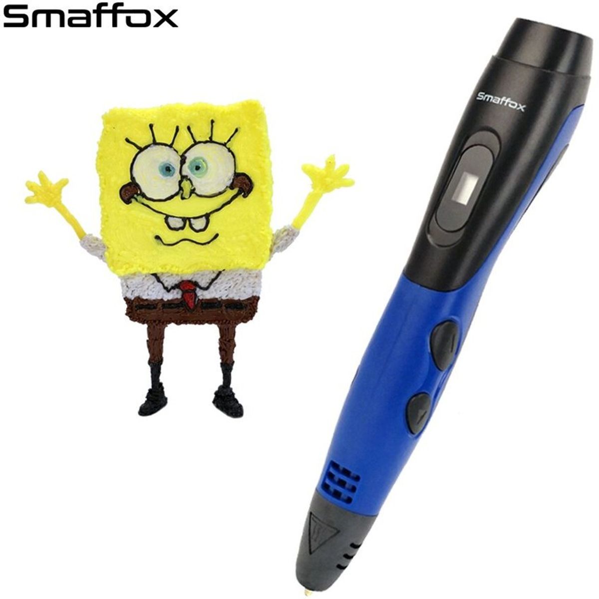 SMAFFOX - Boligrafo Lápiz impresora 3d SM-01 con 54 mts filamentos