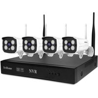 KIT NVR IP WIFI 4 Cámaras Full HD 2MP NVS001