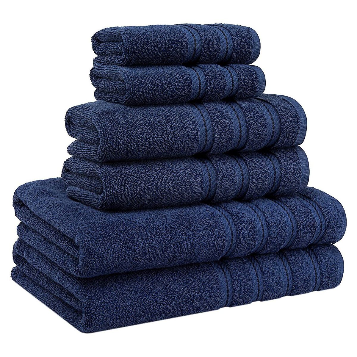 AMERICAN SOFT LINEN - Set De 6 Toallas Edison 100% Algodón Turco
