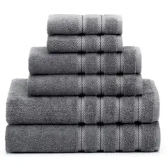 AMERICAN SOFT LINEN - Set De 6 Toallas Edison 100% Algodón Turco