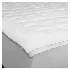 HOHOS CASA - Sobre colchón Hipoalergénico Super King con fuelle stretchBed topper