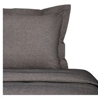 Funda de plumón 1,5 plaza 85% algodón - 15%poliéster color negro