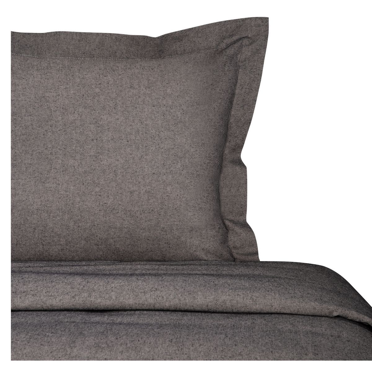 HOHOS CASA - Funda de plumón 2 plazas 85% algodón - 15%poliéster color negro