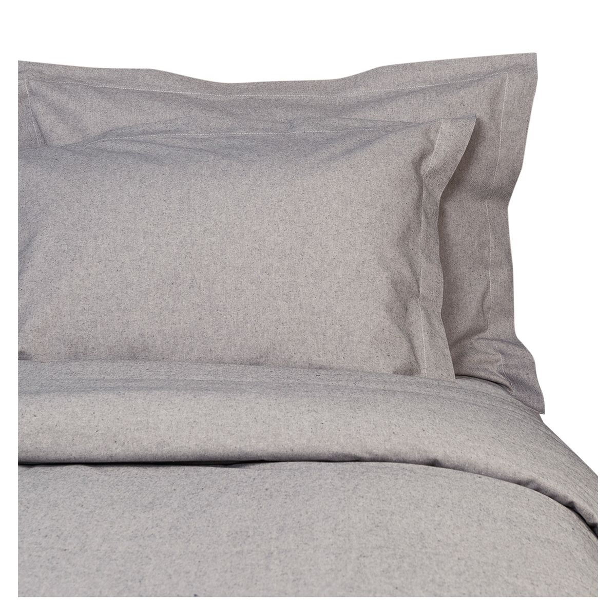 HOHOS CASA - Funda de plumón 2 plazas 85% algodón - 15%poliéster color gris