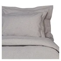 HOHOS CASA - Funda de plumón 2 plazas 85% algodón - 15%poliéster color gris