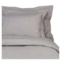 HOHOS CASA - Funda de plumón Super King 85 algodón - 15poliéster color gris
