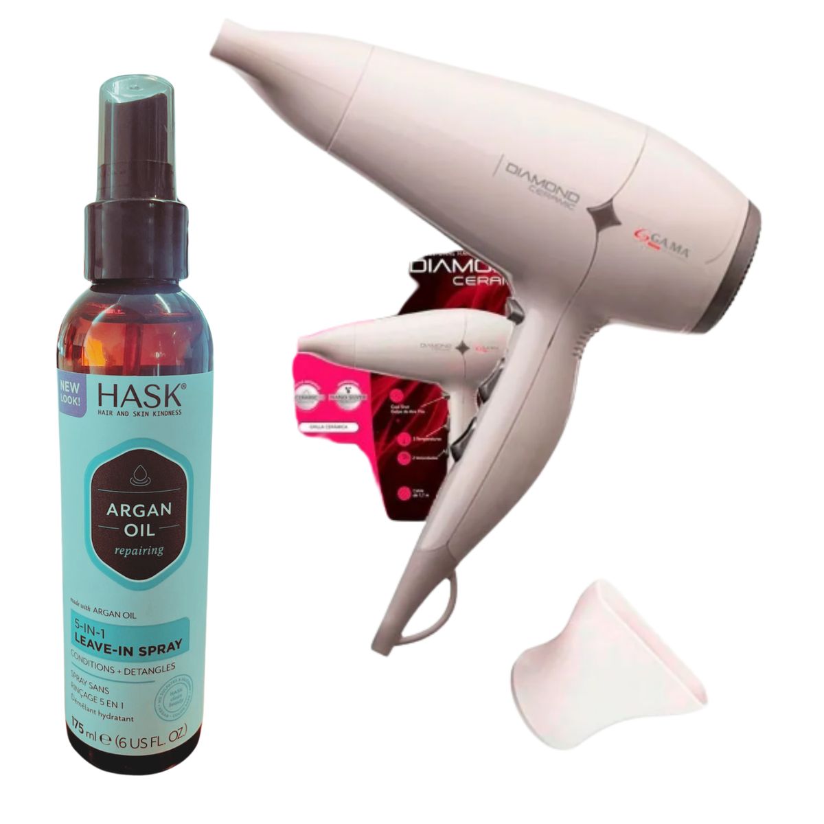 GAMA - Secador profesional antibacterial 2300W Gama + protector Hask.-