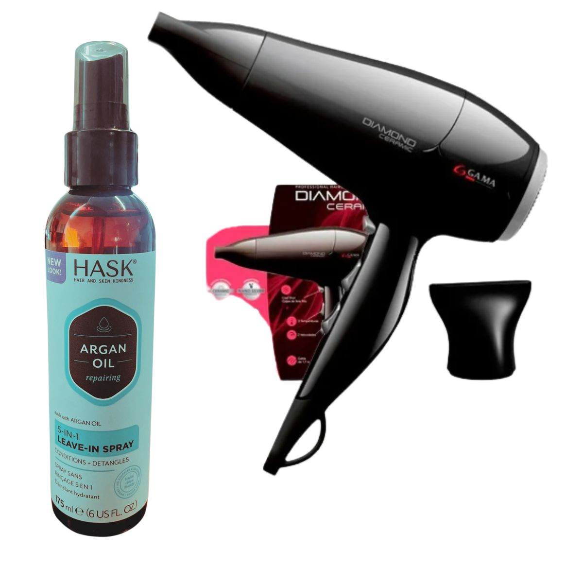 GAMA - Secador profesional antibacteria 2300W Gama + protector Hask.-