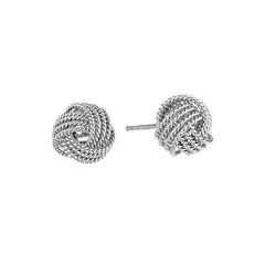 MABELITA - Aros Aritos Nudo Plata 925