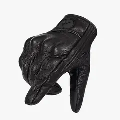 MOTOWOLF - Guantes Cuero Perforado para motociclismo 0302