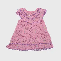 PILLIN - Vestido Bebé Niña Rosado - Rosa