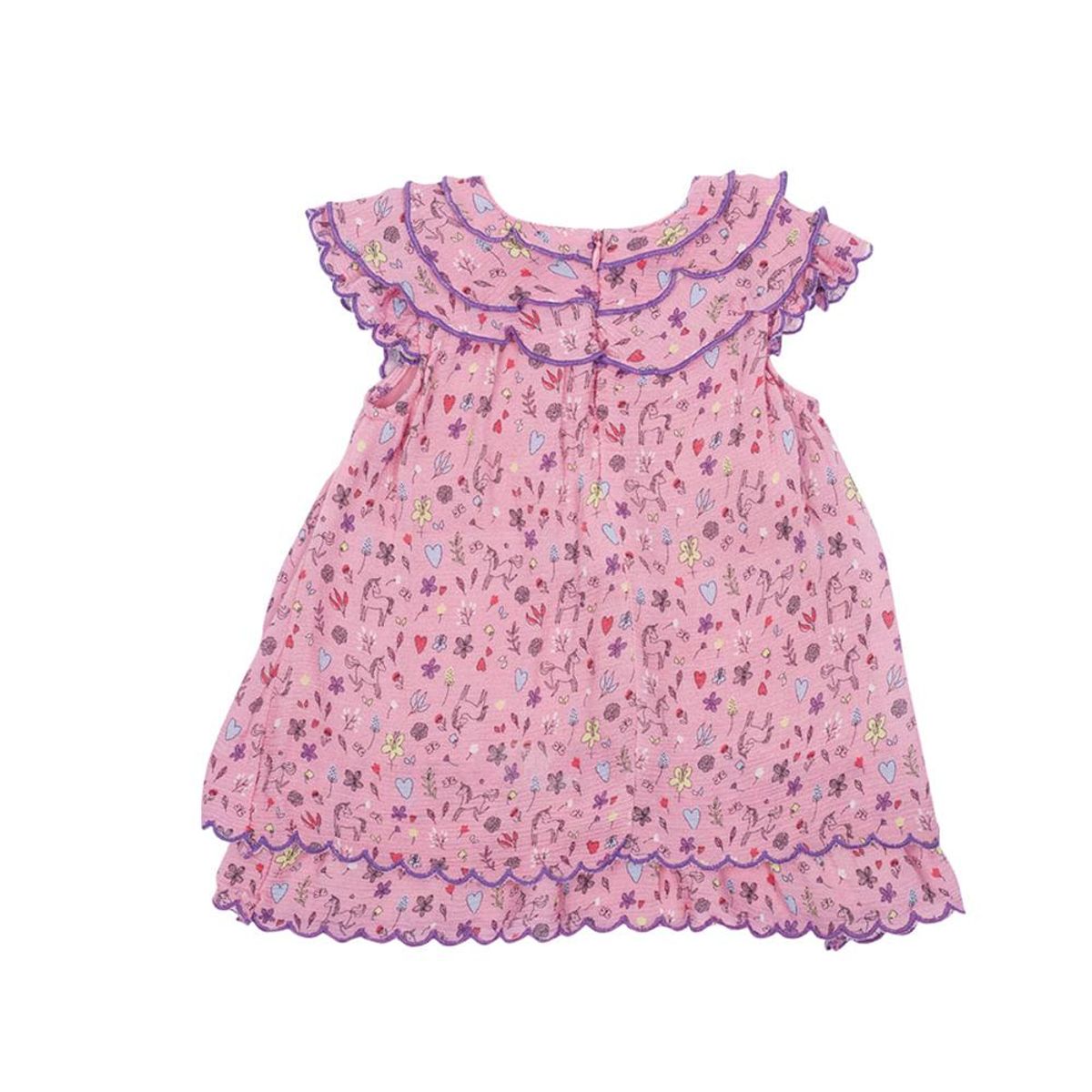 PILLIN - Vestido Bebé Niña Rosado Pillin PILLIN
