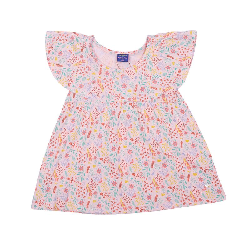 PILLIN - Vestido Bebé Niña Rosado Pillín PILLIN