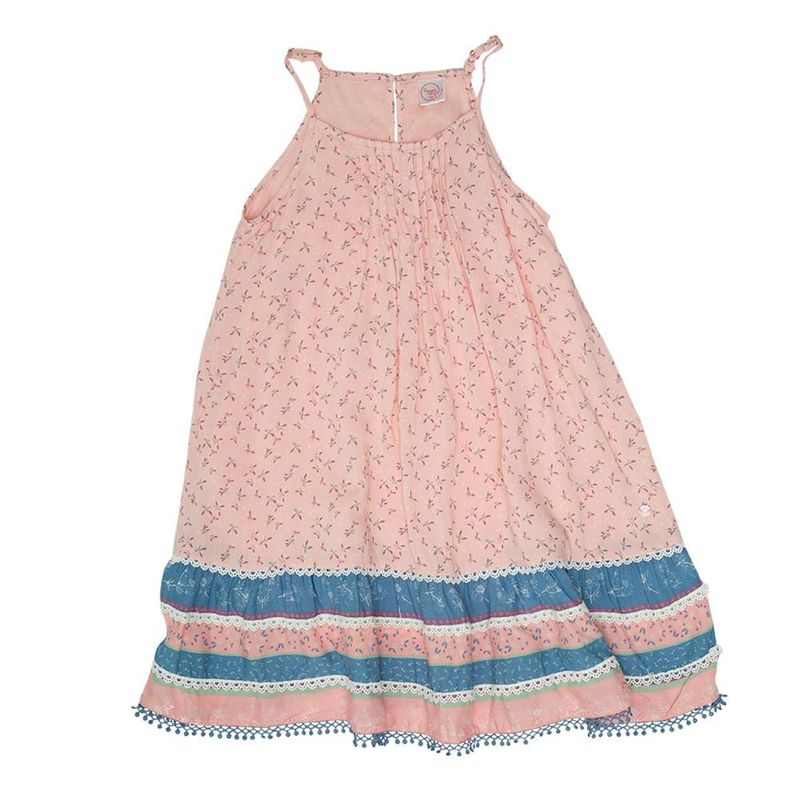 PILLIN - Vestido Niña Rosado Pillin - Rosa