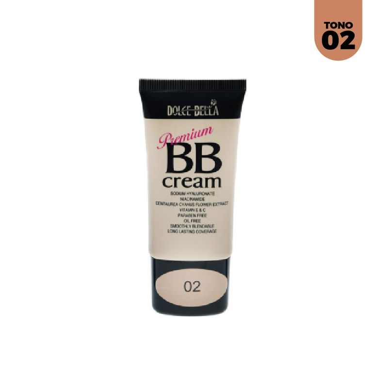 DOLCE BELLA - Base Liquida BB Cream Premium Uso Diario T02