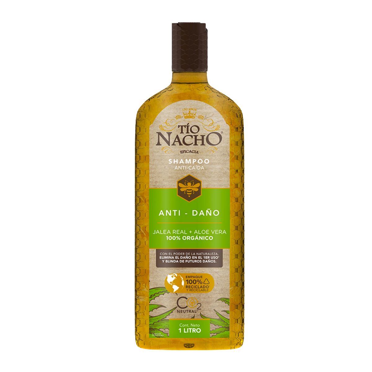 TIO NACHO - Tío Nacho Shampoo Aloe Vera Antidaño Reparación Profunda 1 L