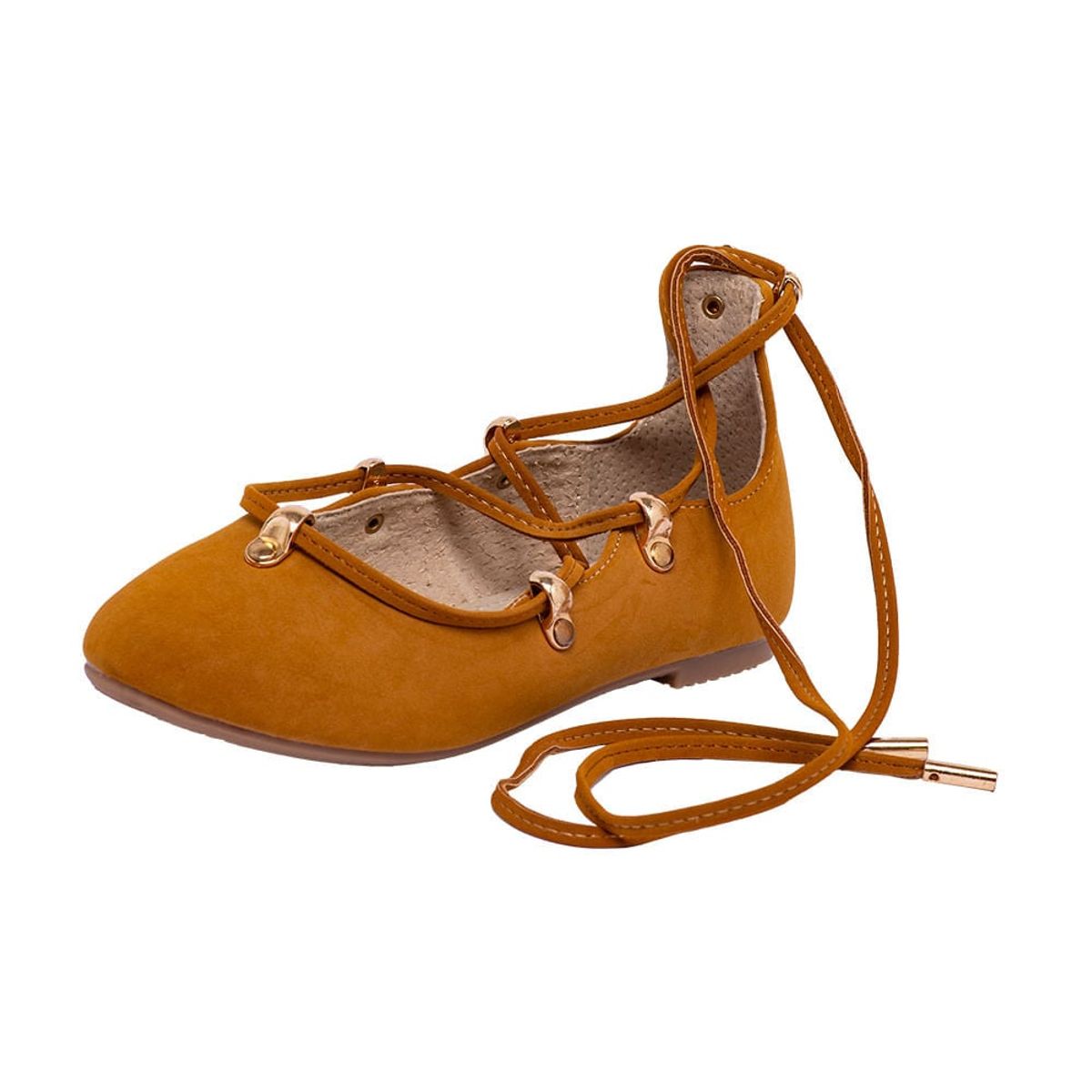 PILLIN - Ballerina Verano Niña Café PILLIN