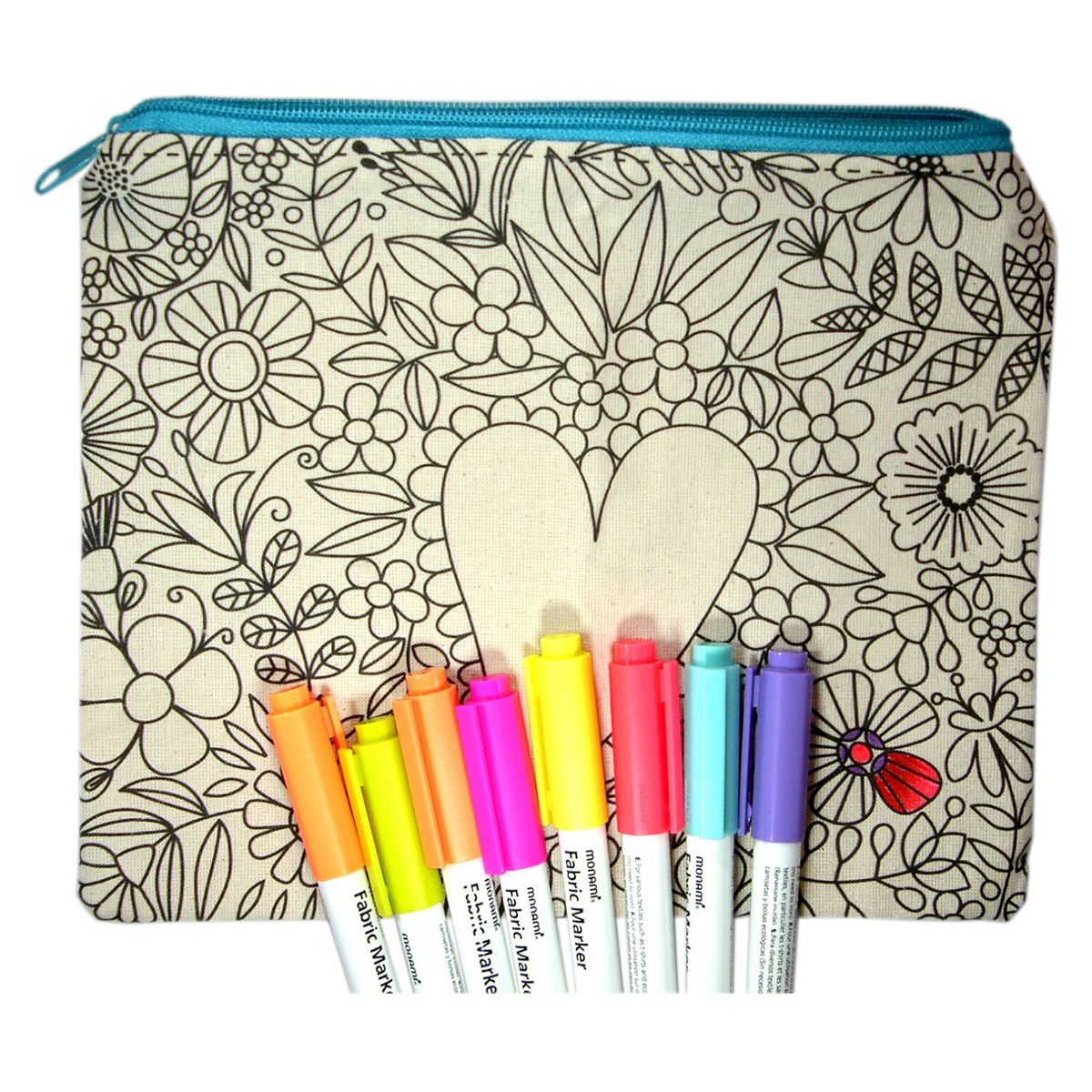 EMPORIO CURANIPE - Kit Estuche Para Pintar 8 Marcadores Textile