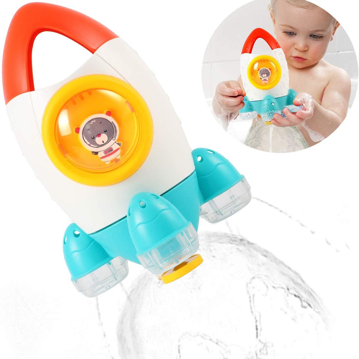 PANGUI TOYS - Cohete Lanza Agua Giratorio