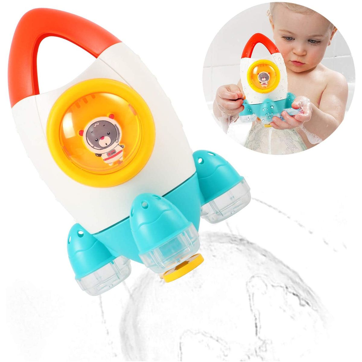 PANGUI TOYS - Cohete Lanza Agua Giratorio