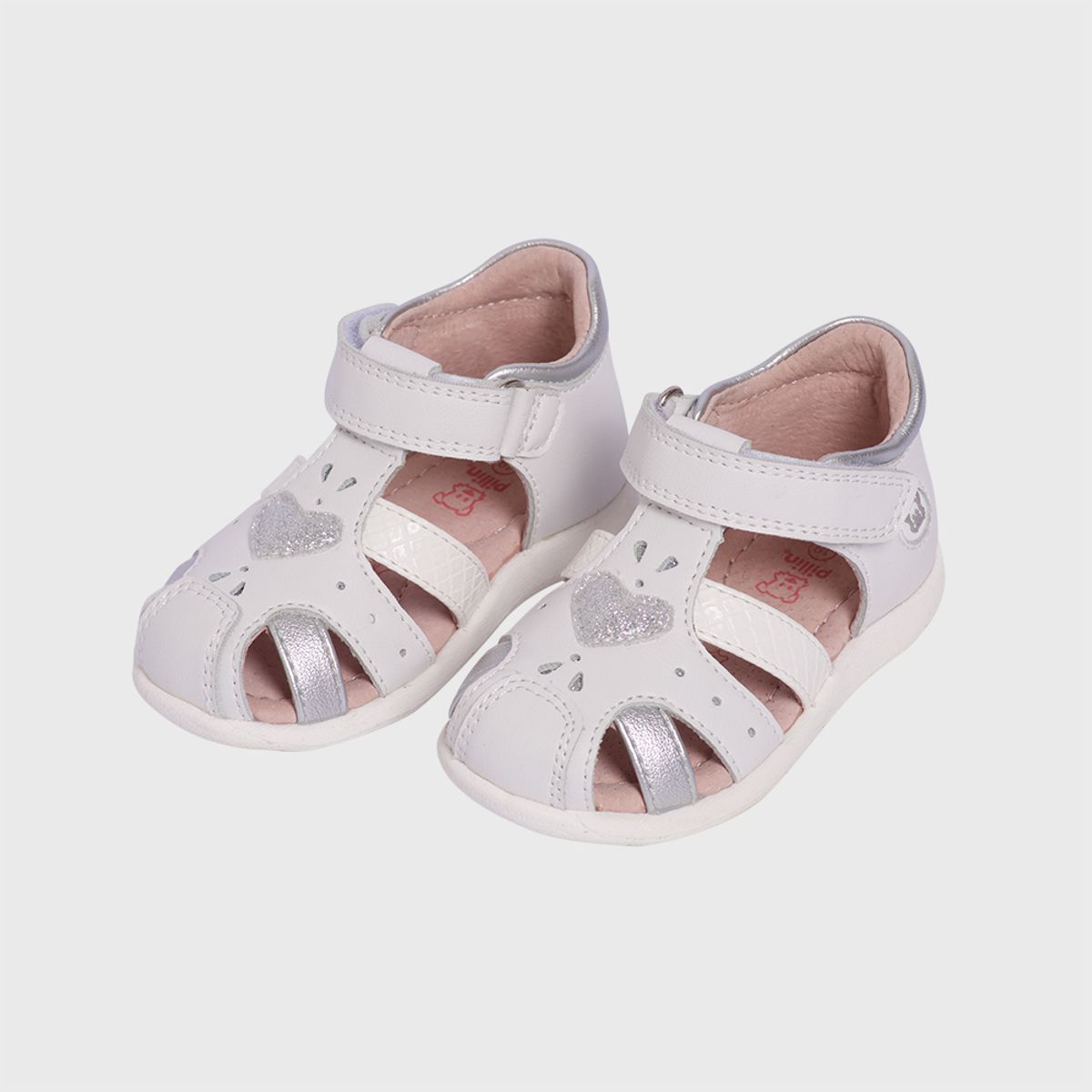 PILLIN - Sandalia Bebe Verano Niña Blanco PILLIN