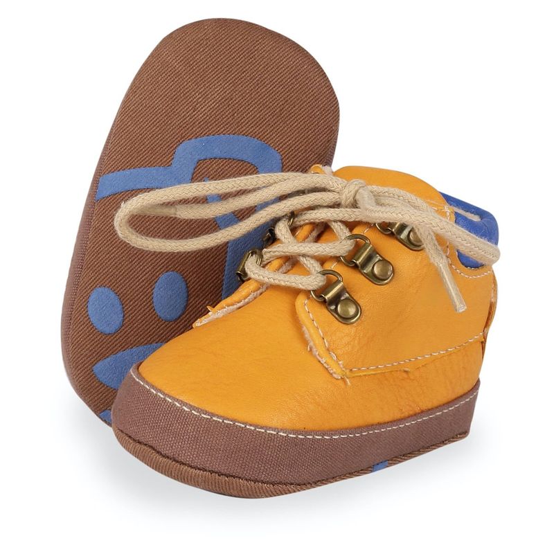 PILLIN - Botín Bebé Invierno Niño Amarillo PILLIN